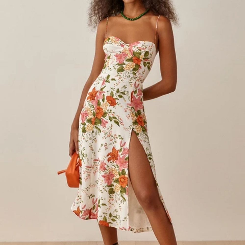 Reformation dupe floral dress, brand new no tags